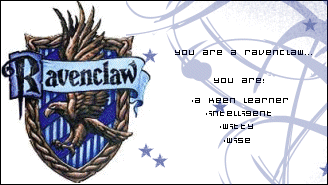 I am a Ravenclaw!